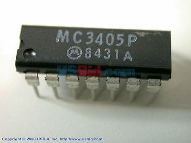 MOT MC3405P DIP14 DUAL OPERATIONAL AMPLIFIER / DUAL