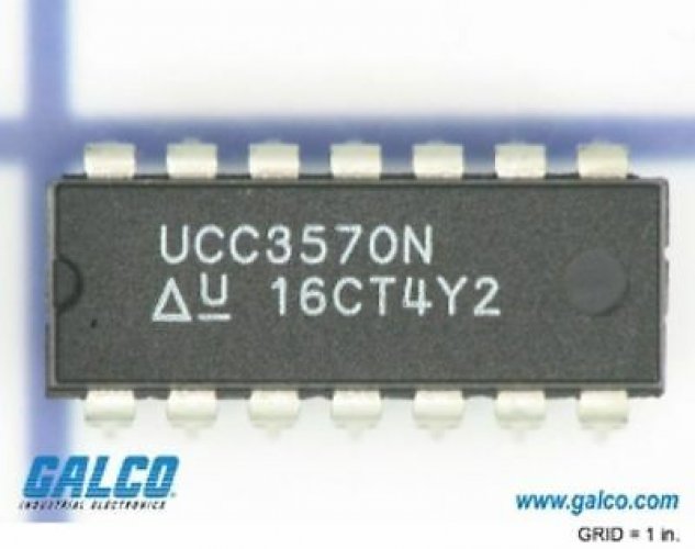 TI UCC3570N DIP-14 Low Power Pulse Width Modulator
