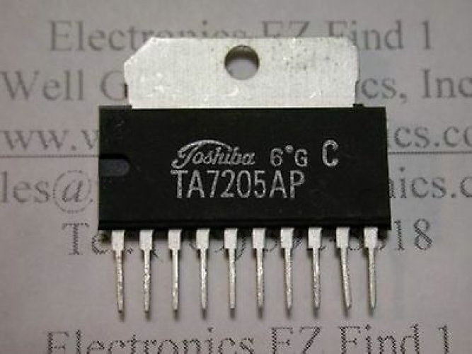 TA7205AP SIP10 5.8W AUDIO POWER AMPLIFIER