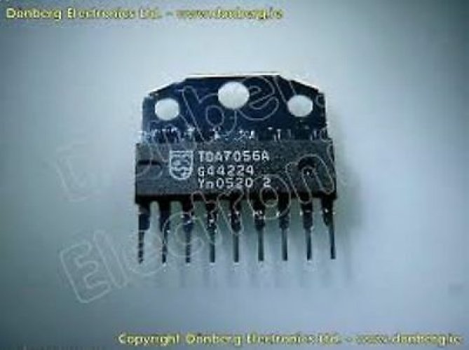PHILIPS TDA7056A SIP-9 3 W BTL mono audio output amplifier