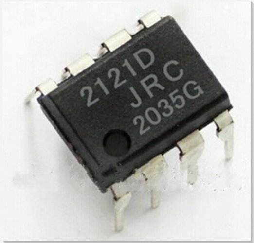 JRC NJM2121D DIP-8 IC OPAMP DUAL W/SW 2IN/1OUT 8DIP