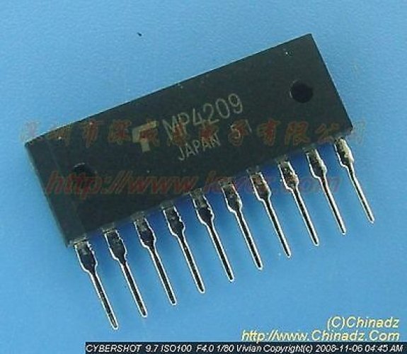 TOSHIBA MP4209 ZIP-10 N CHANNEL MOS TYPE HIGH POER  HIGH