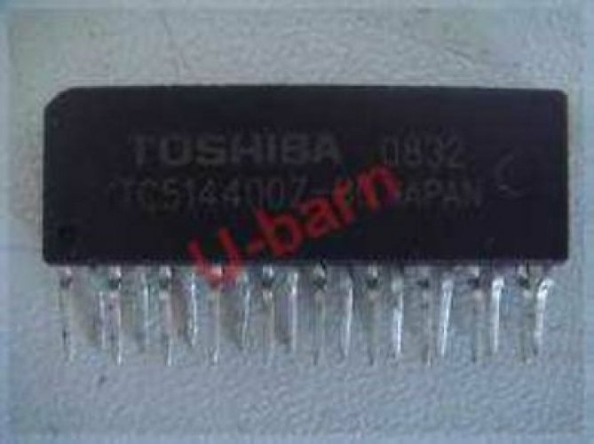 TOSHIBA TC514400Z-80 ZIP-20,1,048,576 x 4 BIT DYNAMIC RAM