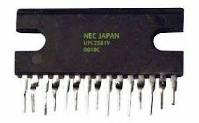 NEC UPC2581V ZIP-15 Bipolar Analog Integrated Circuit
