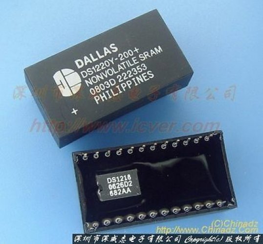 DALLAS DS1220Y-200 DIP-24 16k Nonvolatile SRAM