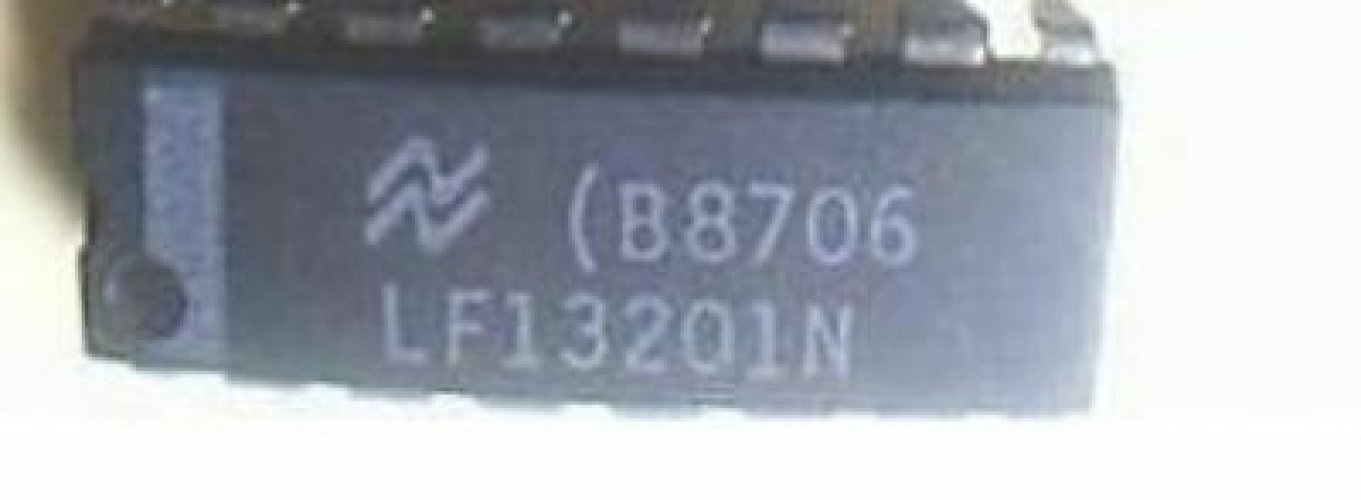 NS LF13201N DIP-16 Quad SPST JFET Analog Switches