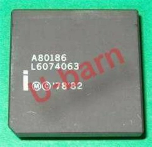 INTEL A80186 PGA-68  HIGH-INTEGRATION16-BIT MICROPROCESSORS
