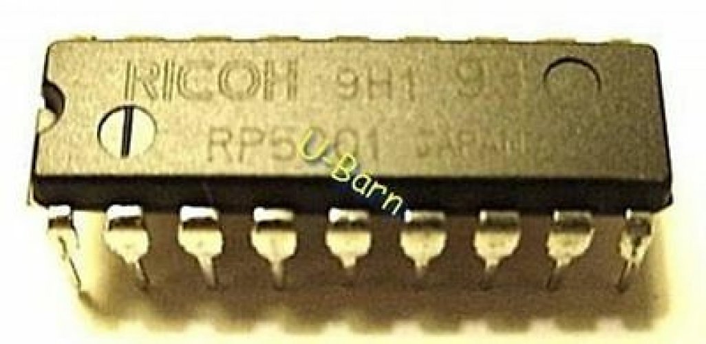 RICOH RP5C01 DIP18 REAL-TIME CLOCK WITH INTERNAL RAM