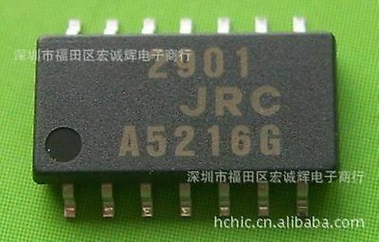 JRC NJM2901M SOP-14 SINGLE-SUPPLY QUAD COMPARATOR