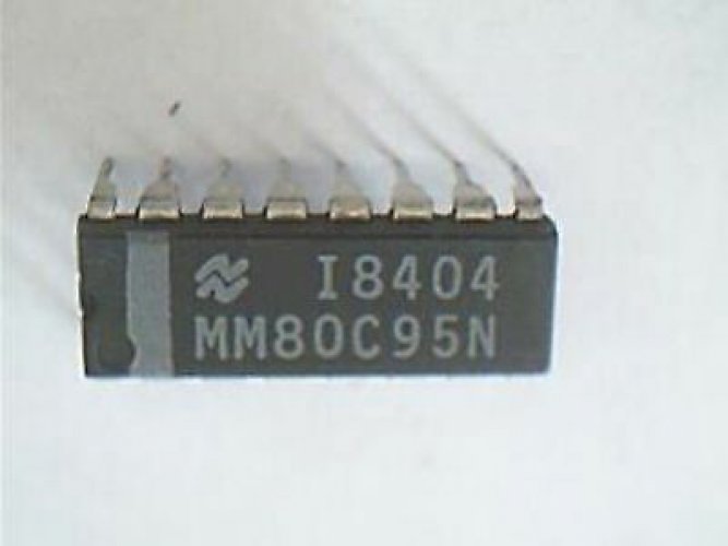 NS MM80C95N DIP-16 3-STATE Hex Buffers 3-STATE Hex