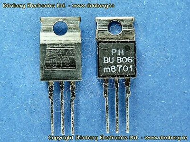 ST BU806 TO-220 POWER TRANSISTORS(8.0A 150-200V 60W)