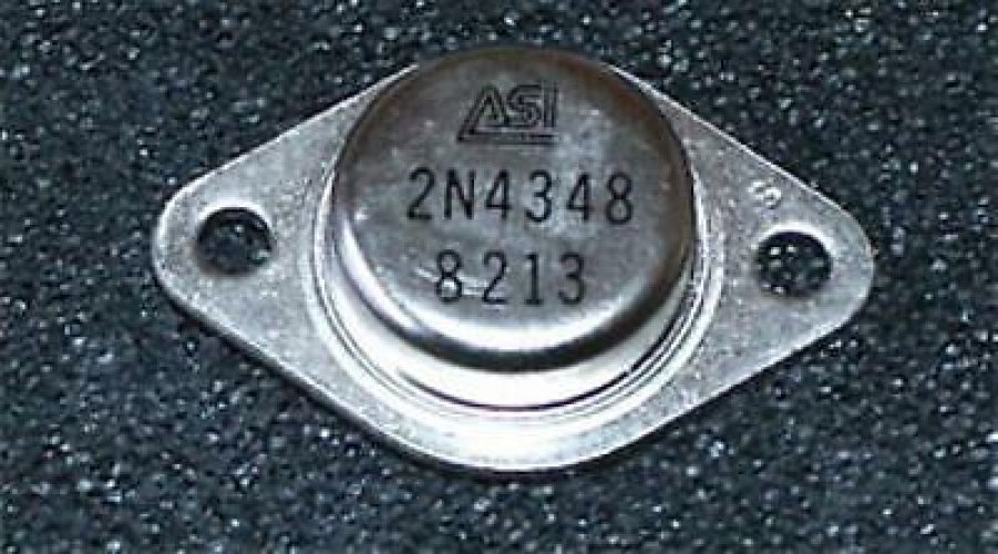 MOTOROLA 2N4348 TO-3 HIGH VOLTAGE HIGH CURRENT POWER