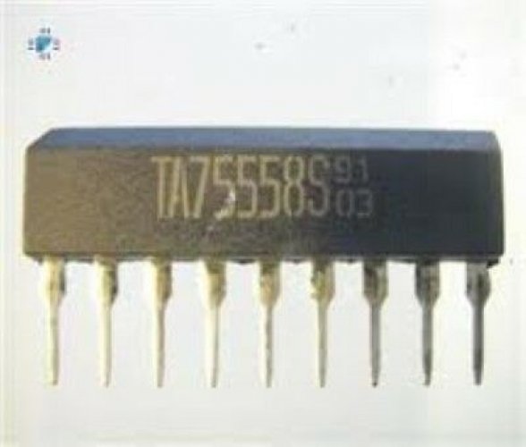 TOSHIBA TA75558S SIP9 DUAL OPERATIONAL AMPLIFIER