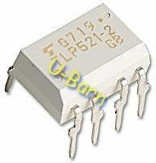 TOSHIBA TLP521-2 DIP-8 HIGH DENSITY MOUNTING PHOTOTRANSISTOR