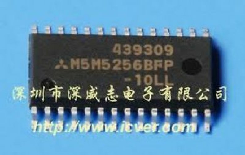 MITSUBIS M5M5256BFP-10LL SOP-28 262144-BIT 32768-WORD BY