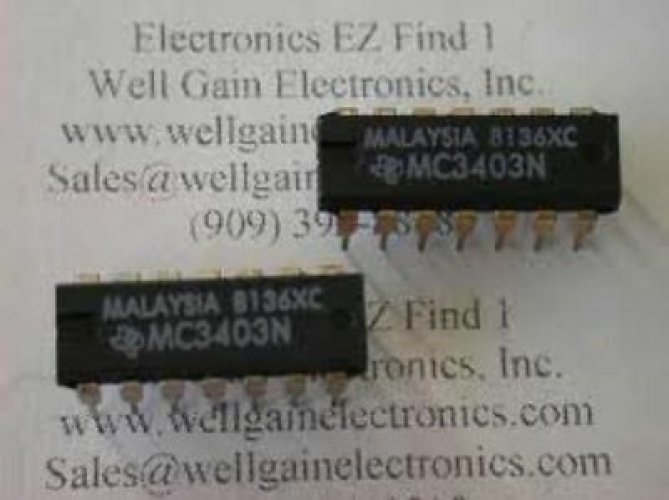 ST MC3403N DIP QUADRUPLE LOW-POWER OPERATIONAL AMPLIFIERS