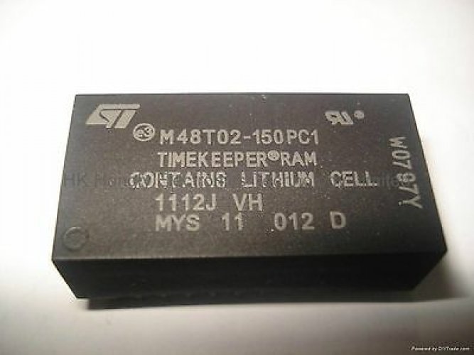 ST M48T02-150PC1 DIP-24 16 Kbit 2Kb x8 TIMEKEEPER[ SRAM