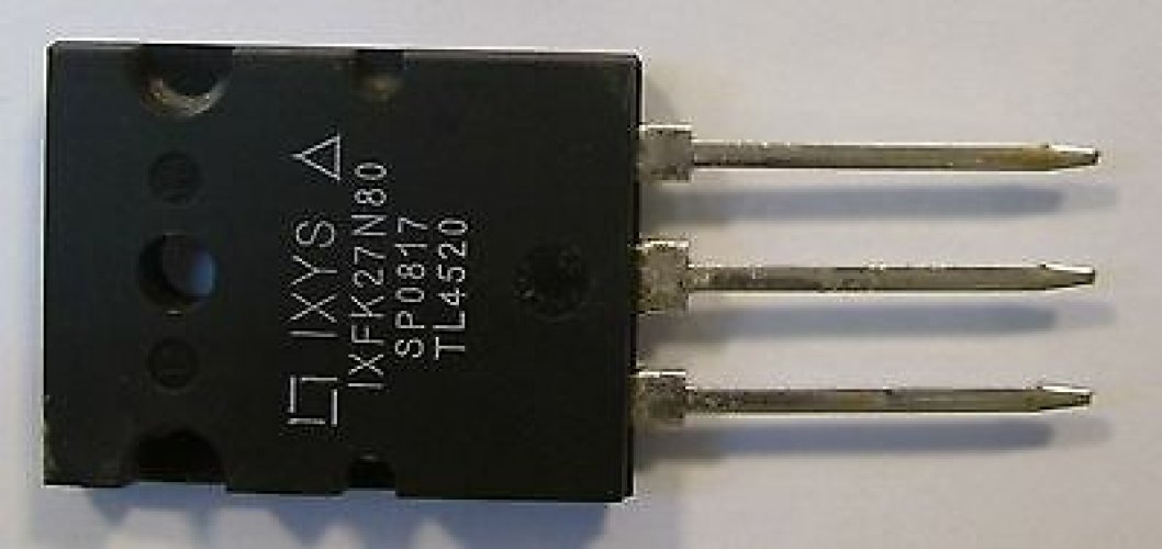 IXYS IXFK27N80 TO-247 MOSFET with FAST Intrinsic Diode