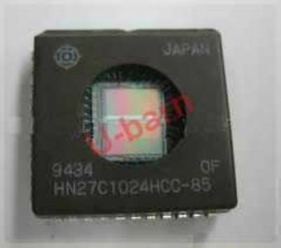HITACHI HN27C1024HCC-85 PLCC-44,x16 EPROM