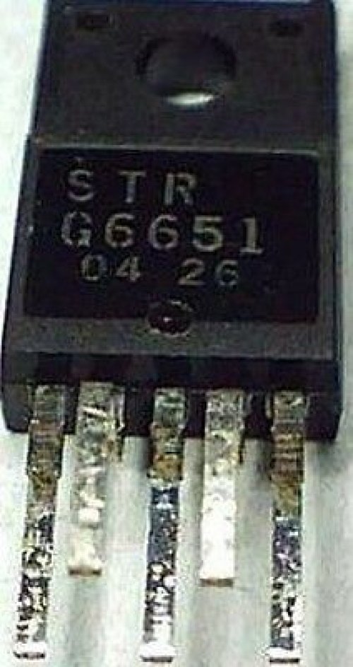 SANKEN STR-G6651 TO-220F/5 OFF-LINE QUASI-RESONANT FLYBACK
