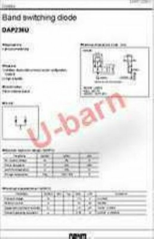 ROHM SOT-323,Band switching diode, DAP236U