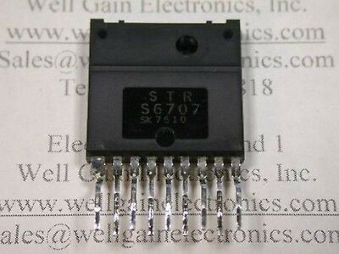 SANKEN STR-S6707 ZIP-9 OFF-LINE SWITCHING REGULATORS WITH