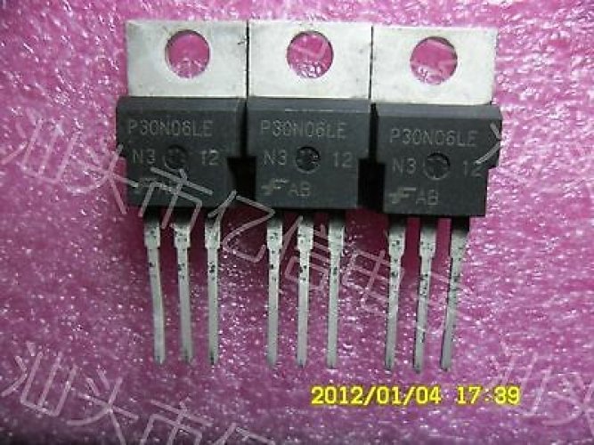 FAIRCHIL P30N06LE TO-220 30A  60V  ESD Rated  Avalanche
