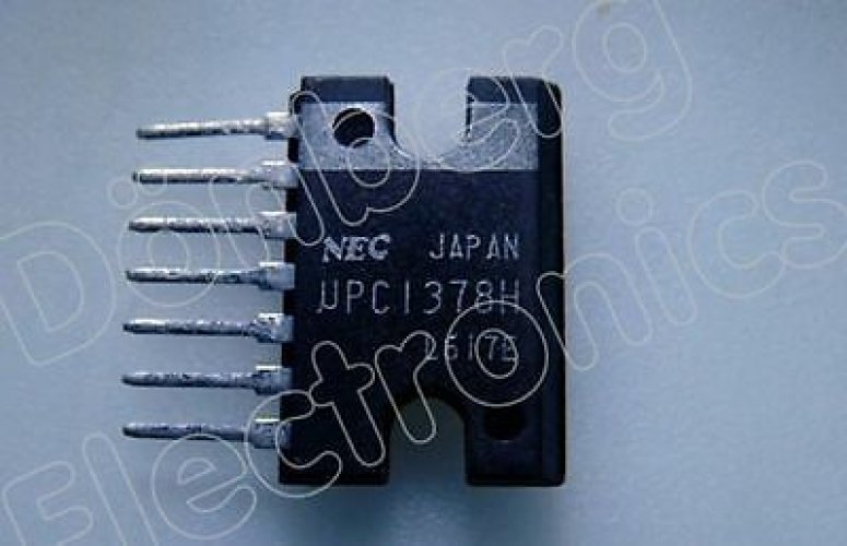NEC UPC1378 ZIP-7 Consumer IC - Datasheet Reference