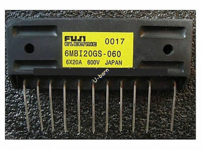 FUJI 6MBI20GS-060 MODULE IGBT(600V 20A)