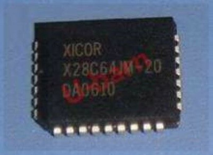 XICOR PLCC-32,5 Volt, Byte Alterable E2PROM, X28C64JM-20