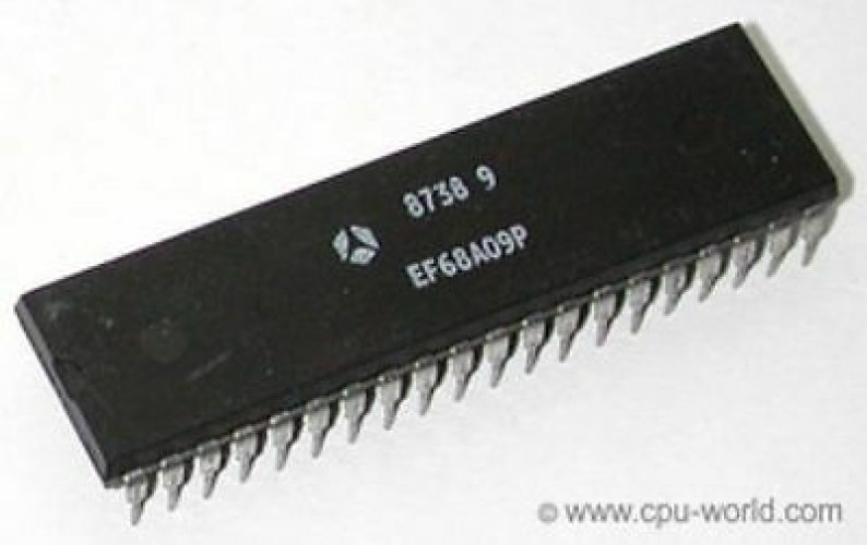 ST EF68A09P DIP-40 IC-8 BIT MPU 1.5MHZ