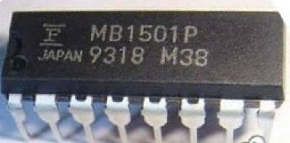 FUJI MB1501P DIP-16 SERIAL INPUT PLL FREQUENCY SYNTHESIZER