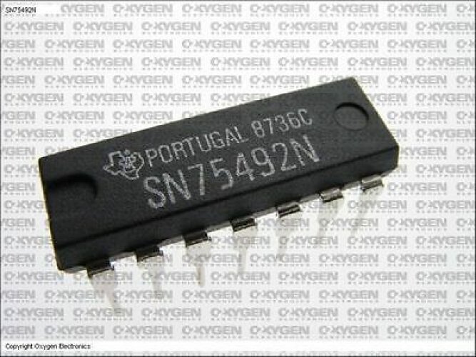 TI SN75492N DIP-14 LED DISPLAY