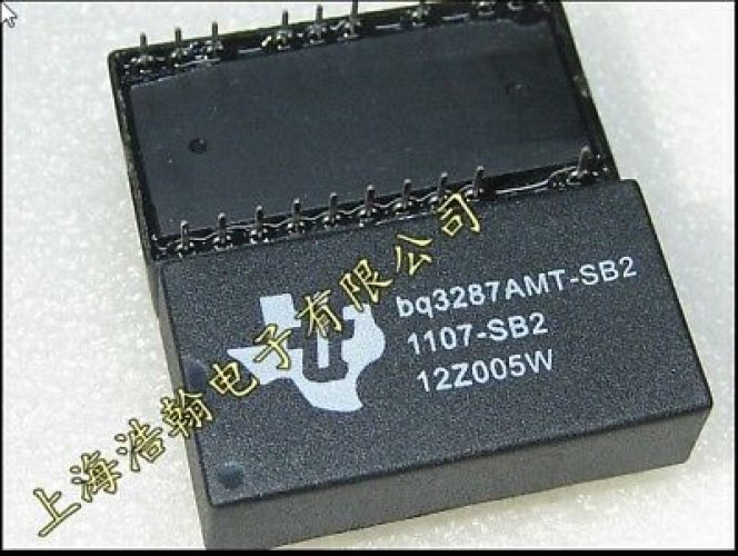 TI BQ3287AMT-SB2 DIP RTC Module With 114x8 NVSRAM  RAM