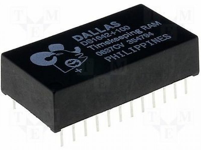 DALLAS DS1642-100 DIP-24 Nonvolatile Timekeeping RAM