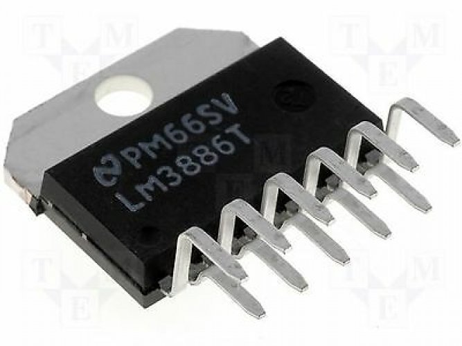 NS LM3886T ZIP LM3886 Overture Audio Power Amplifier