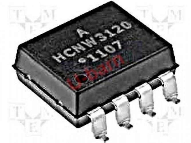 AGILENT HCNW3120 DIP-8  2Amp Output Current IGBT Gate Drive