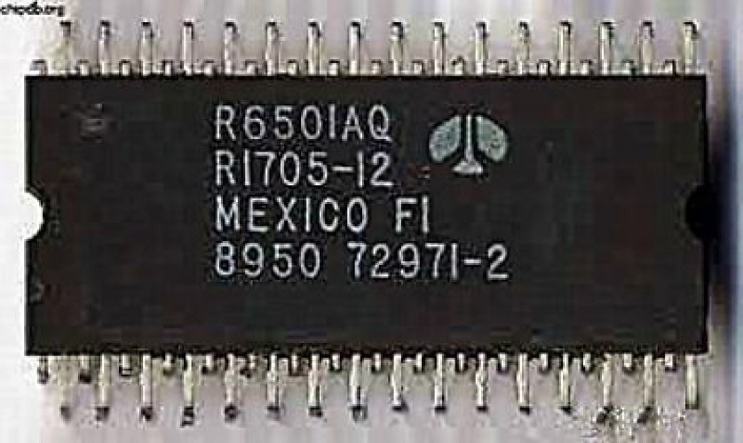 ROCKWELL R6501AQ DIP-64 ONE CHIP MICROPROCESSOR