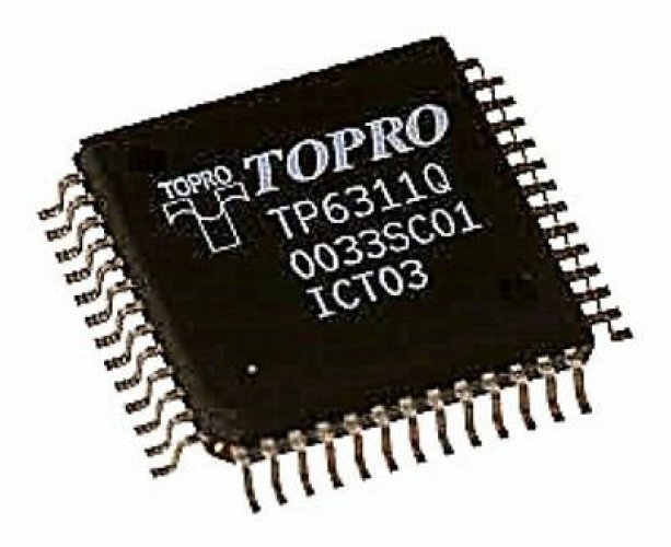 TOPRO TP6311Q QFP52 1/8 - 1/16 DUTY VFD CONTROLLER / DRIVER