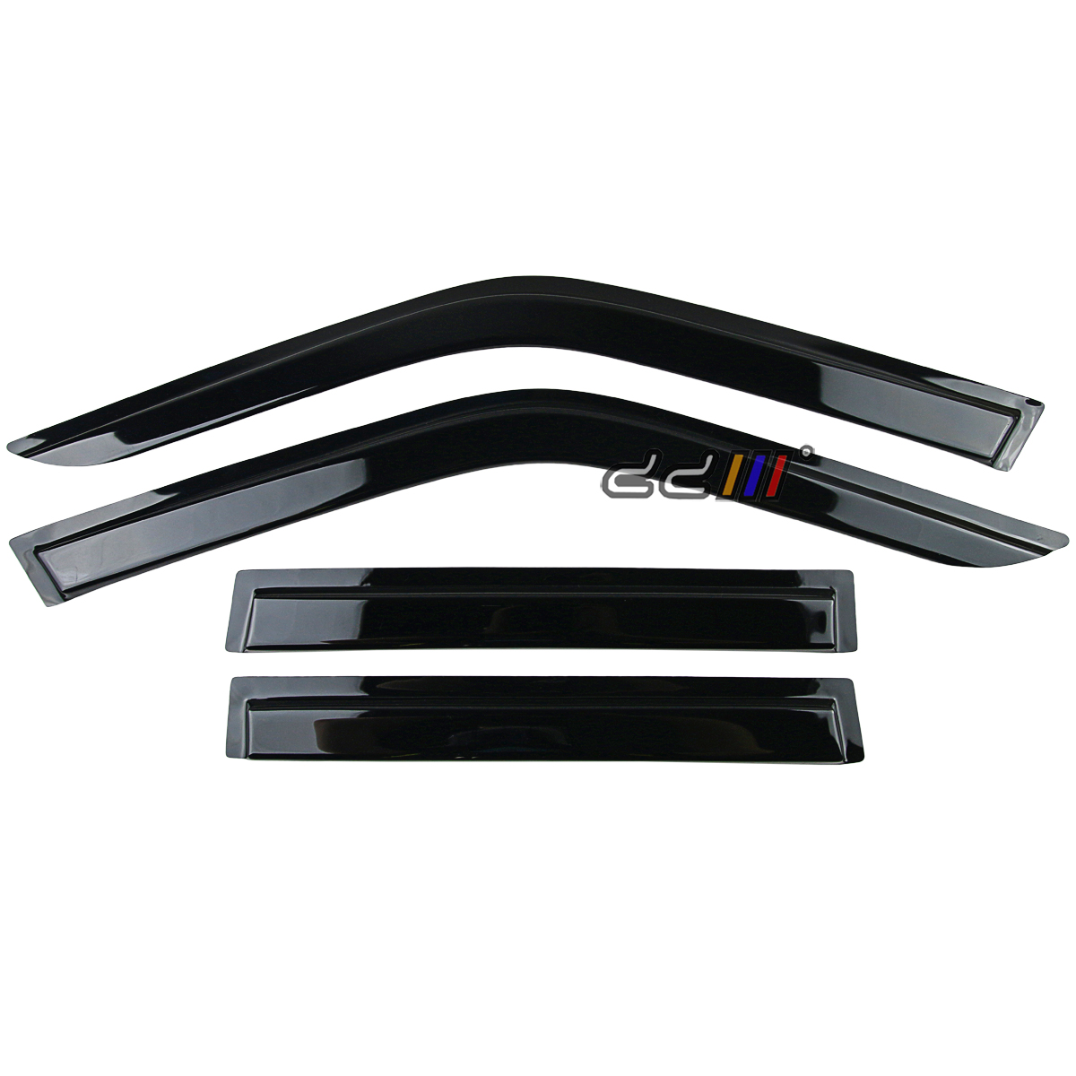 Weathershield Car Window Door Visor Wind Deflector Fits Honda Civic EF 4DR 88-91