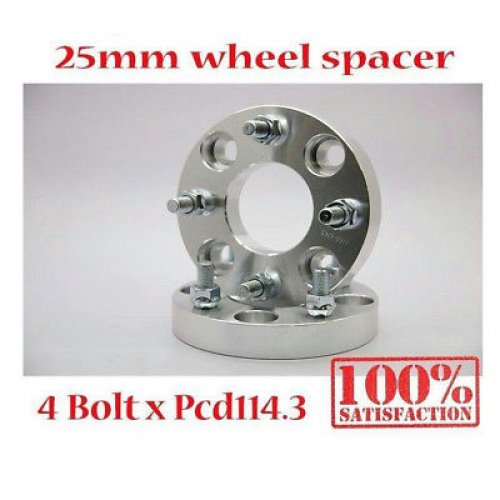 2~pcs 25mm Wheel Spacer Adapter 4Lug 4X114.3 4X4.5 for Corolla Levin Trueno AE86