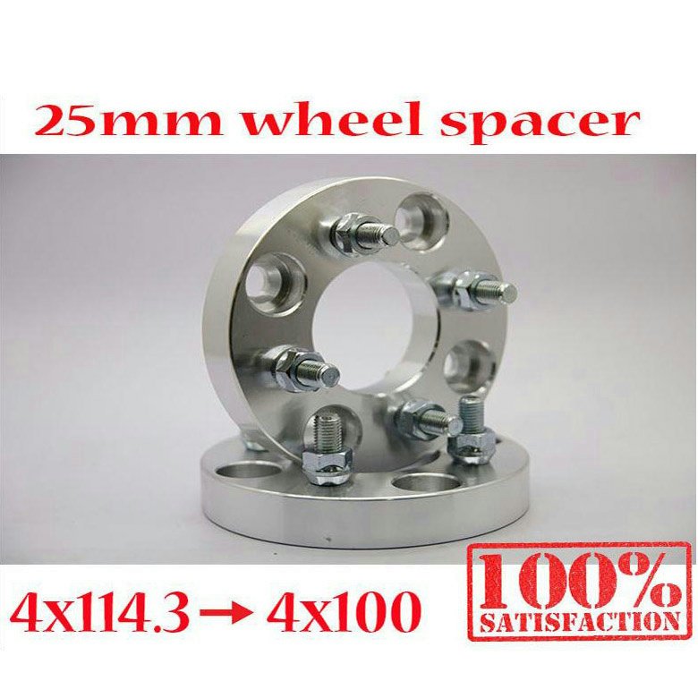 (2) 4 Stud 4x114.3 to 4X100 / M12x1.25 Wheel Spacer Spacers Fits nissan s13 b13