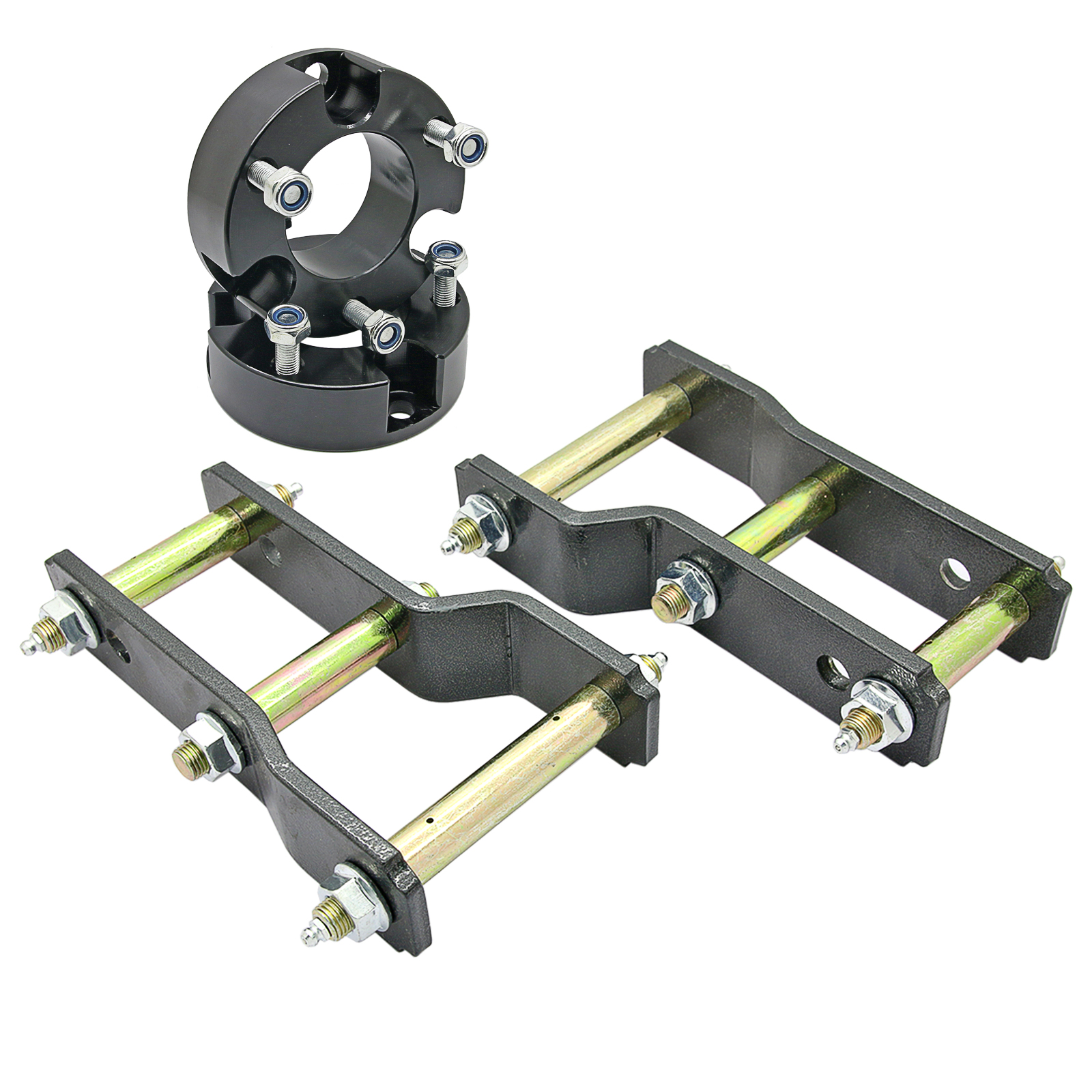 Front 3" Rear 2" Lift Kit Spacer Shackle For Ford Ranger T6 XL XLT 4WD 2018-ON