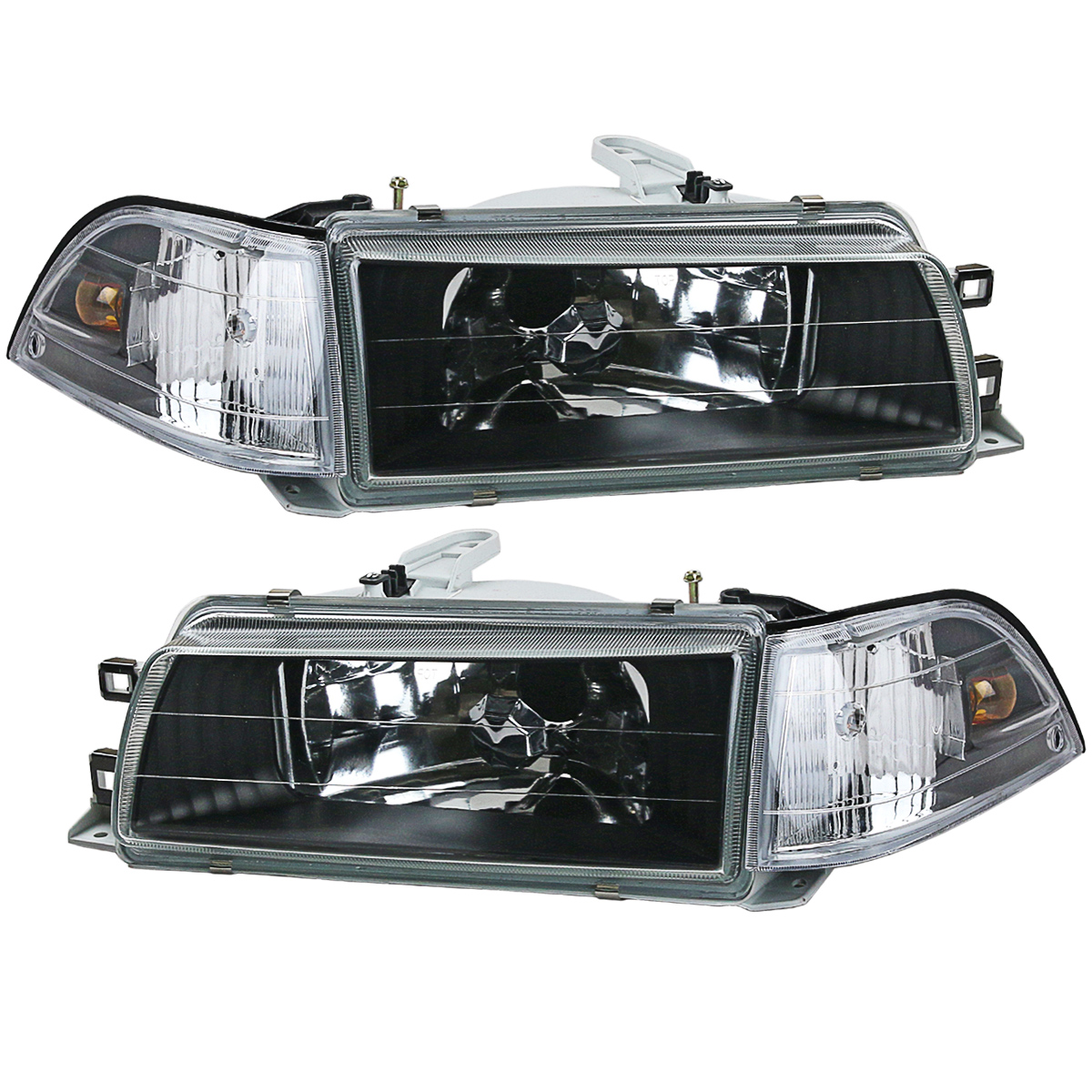 Crystal Black Headlight Corner Light Lamp For Corolla AE91 AE92 EE90 1987-1991