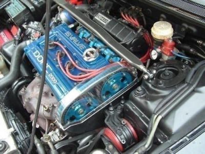 Clear Cam Gear Timing Cover Mitsubishi Evo 1 - 3 4G63 TURBO CE9A FREE POS