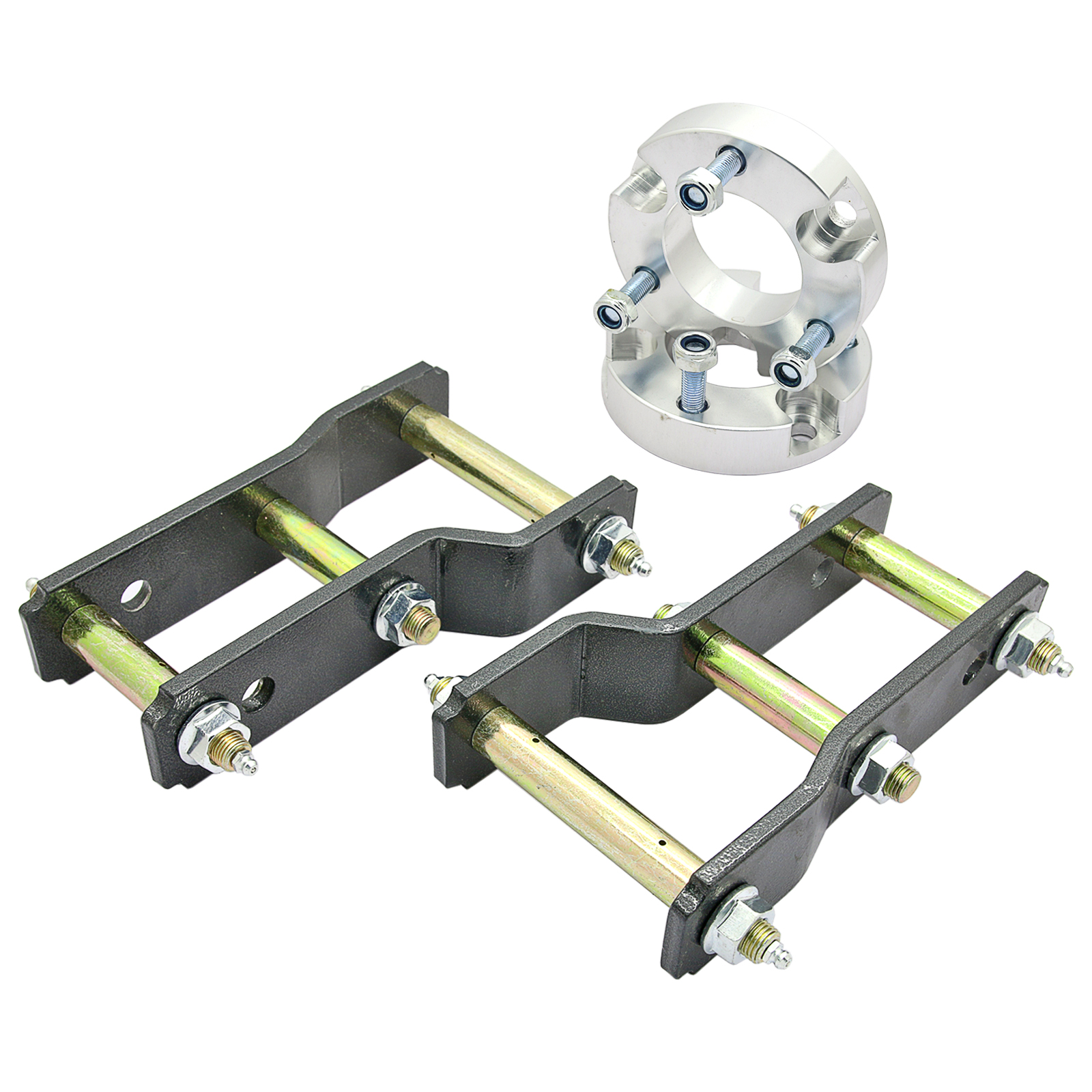 Front 1.5" Rear 2" Lift Kit Spacer Shackle For Ford Ranger T6 XL XLT 4WD 2018-ON