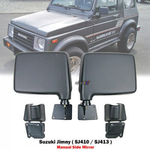 Manual Adjust  Exterior Side Mirror For Suzuki Jimny Sierra SJ410 SJ413 1981-95