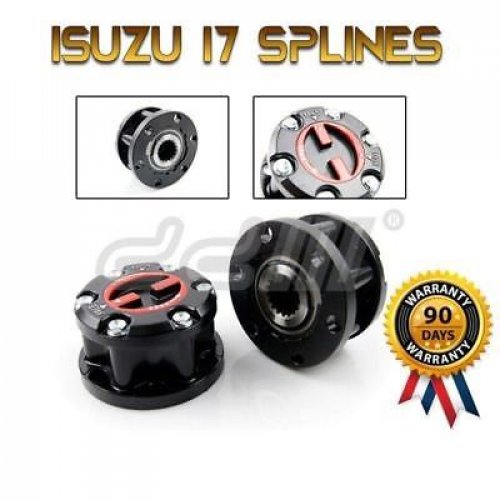 1pair (2 pcs) Isuzu Trooper DMax Holden Rodeo Jackaroo 17 spline Hubs Lock