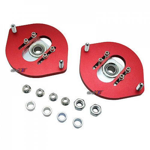 Front Coilover Camber Plate Adjustable Top Mount For Mitsubishi Lancer EVO 1 2 3