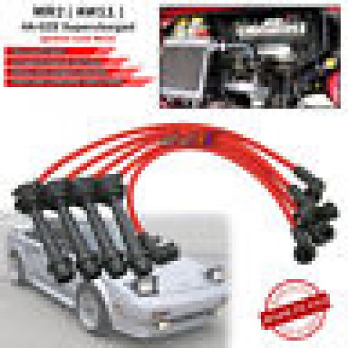 8mm Ignition Lead Spark Plug Wire Fit Toyota MR2 AW11 4A-GZE Supercharged